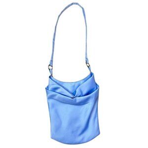MR. Satin Purse in Baby Blue